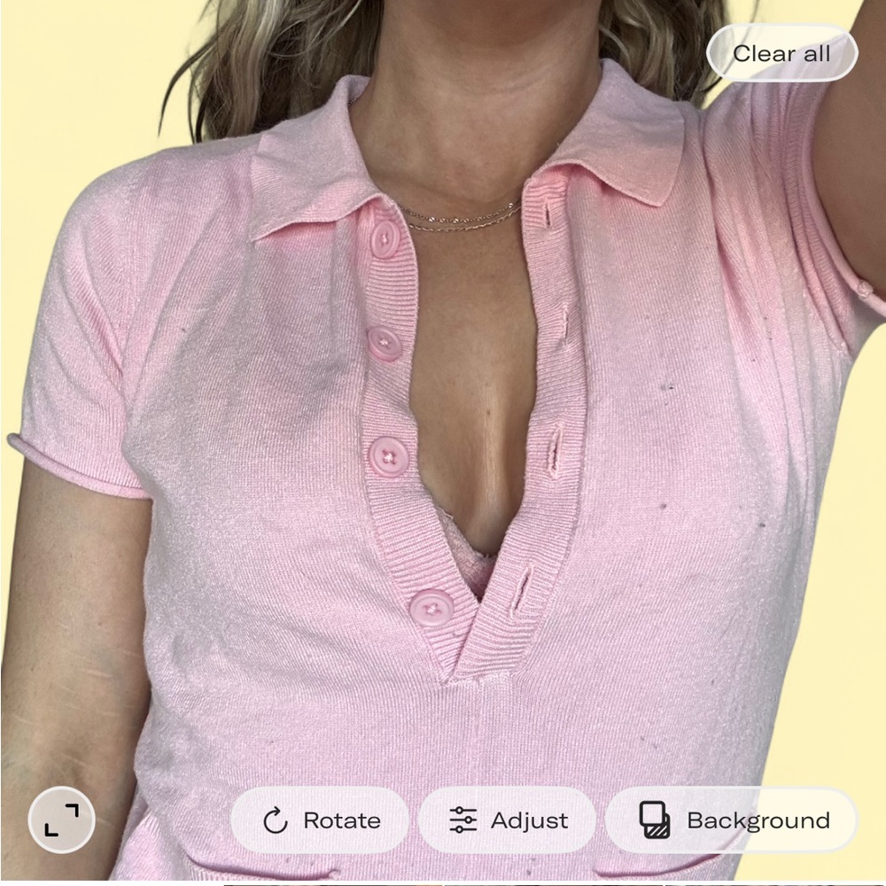 Pink Button-Up Onsie